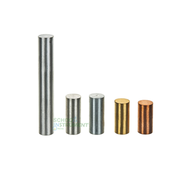 Equal Mass Metal Cylinders, Set of 5